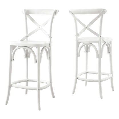 Modway - Gear Counter Stool by Modway  Bar and Dining Bar and Counter Stools White - EEI-5562-WHI