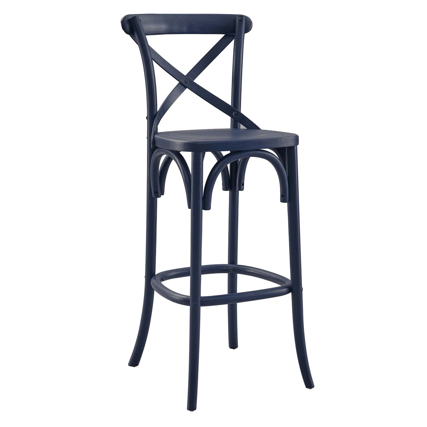 Modway - Gear Bar Stool by Modway  Bar and Dining Bar and Counter Stools Blue - EEI-5563-MID