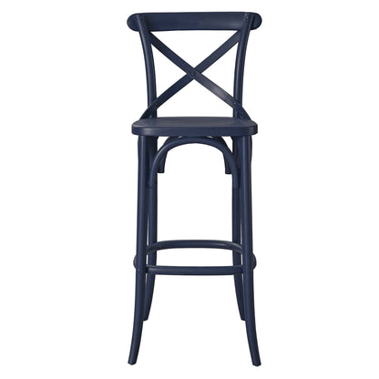 Modway - Gear Bar Stool by Modway  Bar and Dining Bar and Counter Stools Blue - EEI-5563-MID