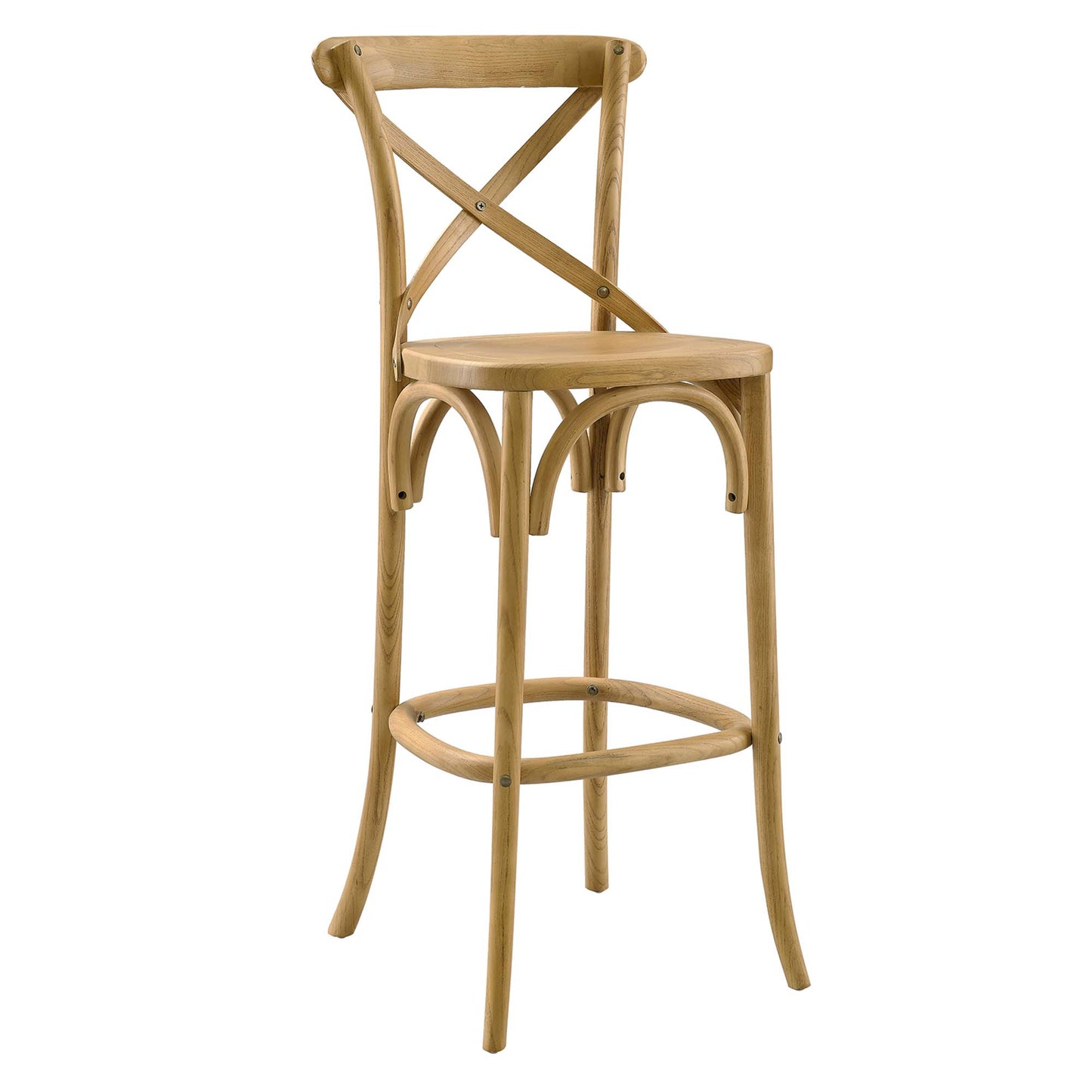 Modway - Gear Bar Stool by Modway  Bar and Dining Bar and Counter Stools Brown - EEI-5563-NAT