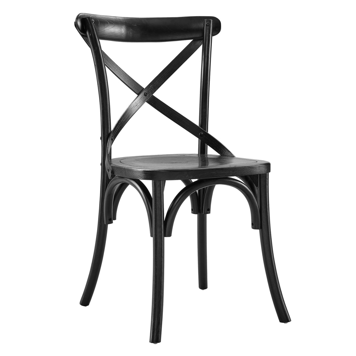 Modway - Gear Dining Side Chair by Modway  Bar and Dining Dining Chairs Black - EEI-5564-BLK