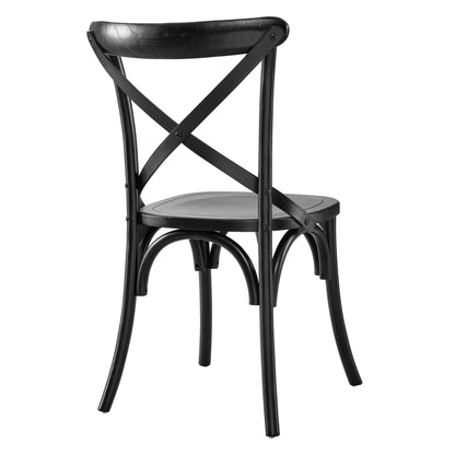 Modway - Gear Dining Side Chair by Modway  Bar and Dining Dining Chairs Black - EEI-5564-BLK