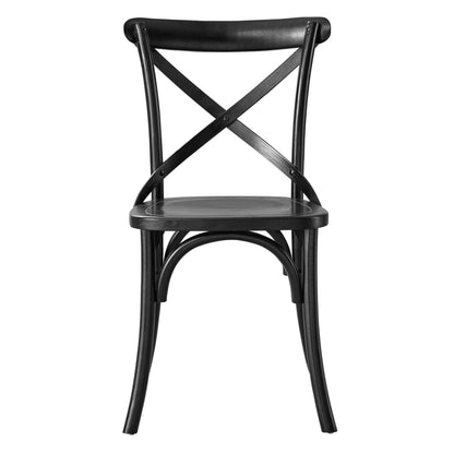 Modway - Gear Dining Side Chair by Modway  Bar and Dining Dining Chairs Black - EEI-5564-BLK