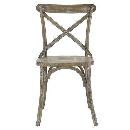Modway - Gear Dining Side Chair by Modway  Bar and Dining Dining Chairs Gray - EEI-5564-GRY