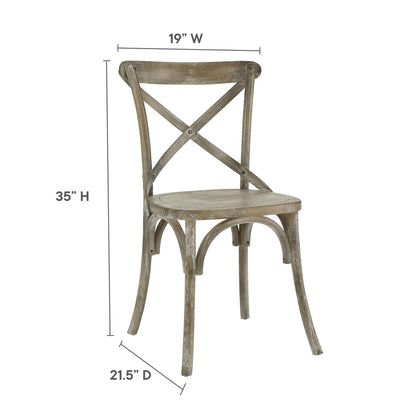Modway - Gear Dining Side Chair by Modway  Bar and Dining Dining Chairs Gray - EEI-5564-GRY
