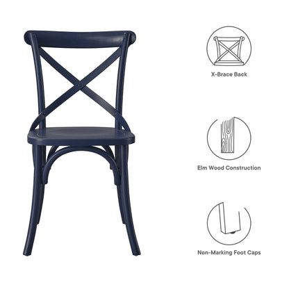 Modway - Gear Dining Side Chair by Modway  Bar and Dining Dining Chairs Blue - EEI-5564-MID