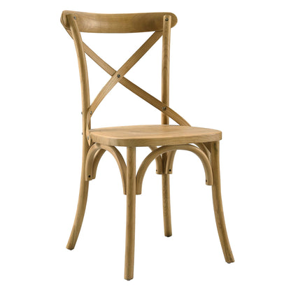 Modway - Gear Dining Side Chair by Modway  Bar and Dining Dining Chairs Brown - EEI-5564-NAT