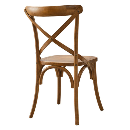 Modway - Gear Dining Side Chair by Modway  Bar and Dining Dining Chairs Brown - EEI-5564-WAL