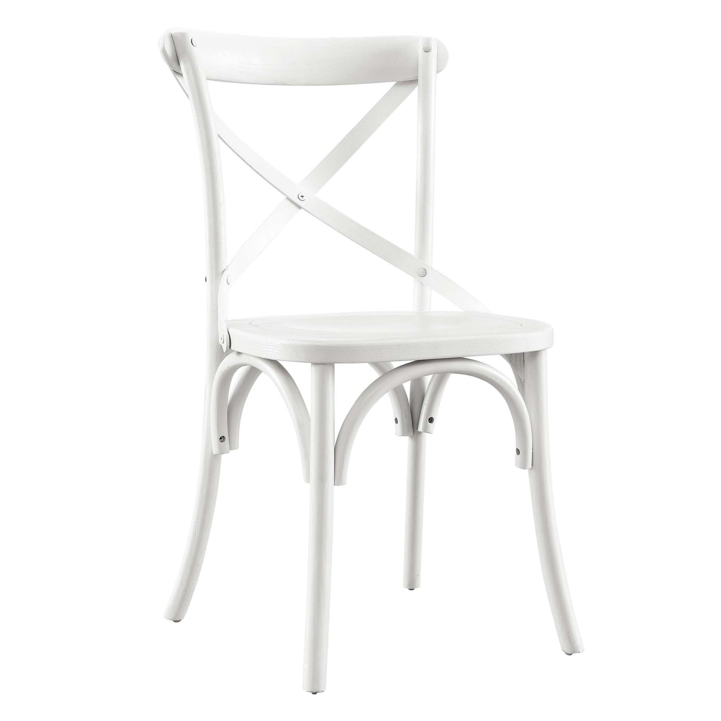 Modway - Gear Dining Side Chair by Modway  Bar and Dining Dining Chairs White - EEI-5564-WHI