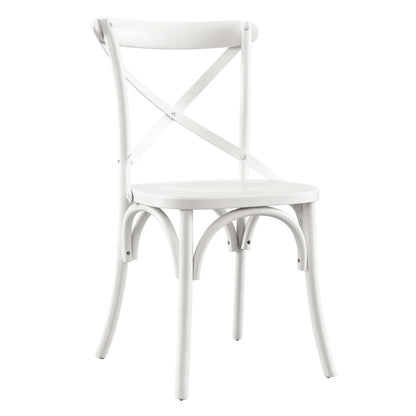 Modway - Gear Dining Side Chair by Modway  Bar and Dining Dining Chairs White - EEI-5564-WHI