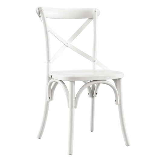 Modway - Gear Dining Side Chair by Modway  Bar and Dining Dining Chairs White - EEI-5564-WHI