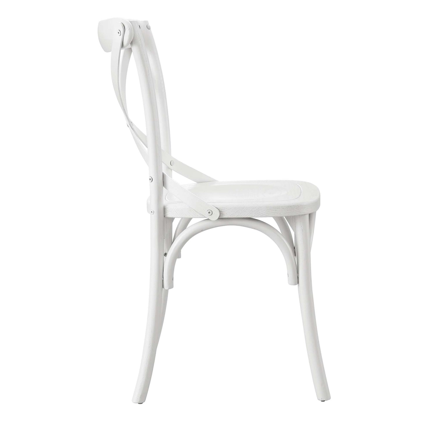 Modway - Gear Dining Side Chair by Modway  Bar and Dining Dining Chairs White - EEI-5564-WHI