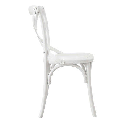 Modway - Gear Dining Side Chair by Modway  Bar and Dining Dining Chairs White - EEI-5564-WHI