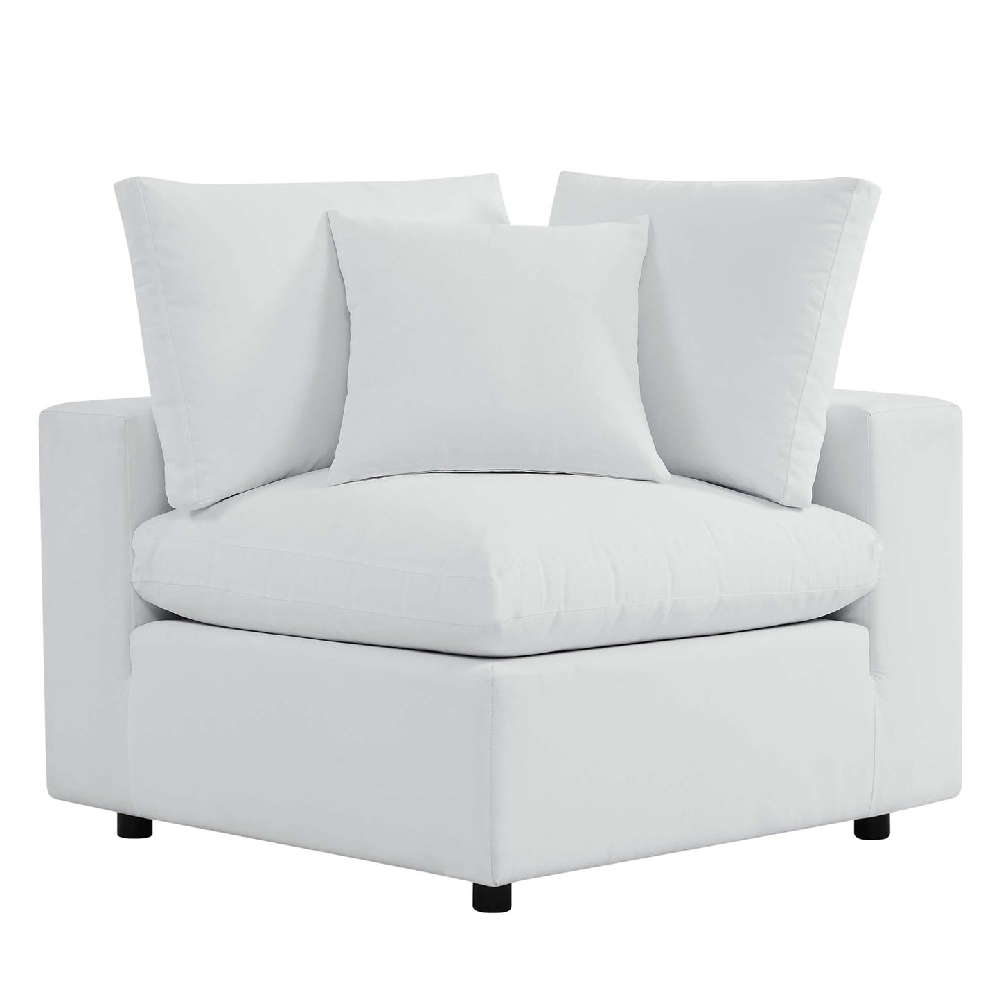 Modway - Commix Sunbrella? Outdoor Patio Loveseat by Modway  Outdoor Furniture Sofa Sectionals White - EEI-5577-WHI