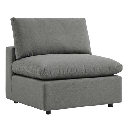 Modway - Commix Overstuffed Outdoor Patio Sofa by Modway  Outdoor Furniture Sofa Sectionals Gray - EEI-5578-CHA