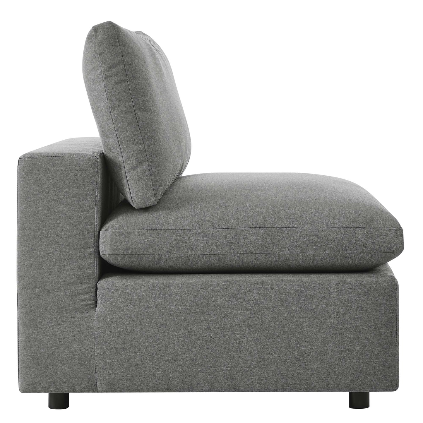 Modway - Commix Overstuffed Outdoor Patio Sofa by Modway  Outdoor Furniture Sofa Sectionals Gray - EEI-5578-CHA