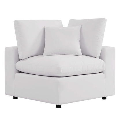 Modway - Commix Overstuffed Outdoor Patio Sofa by Modway  Outdoor Furniture Sofa Sectionals White - EEI-5578-WHI