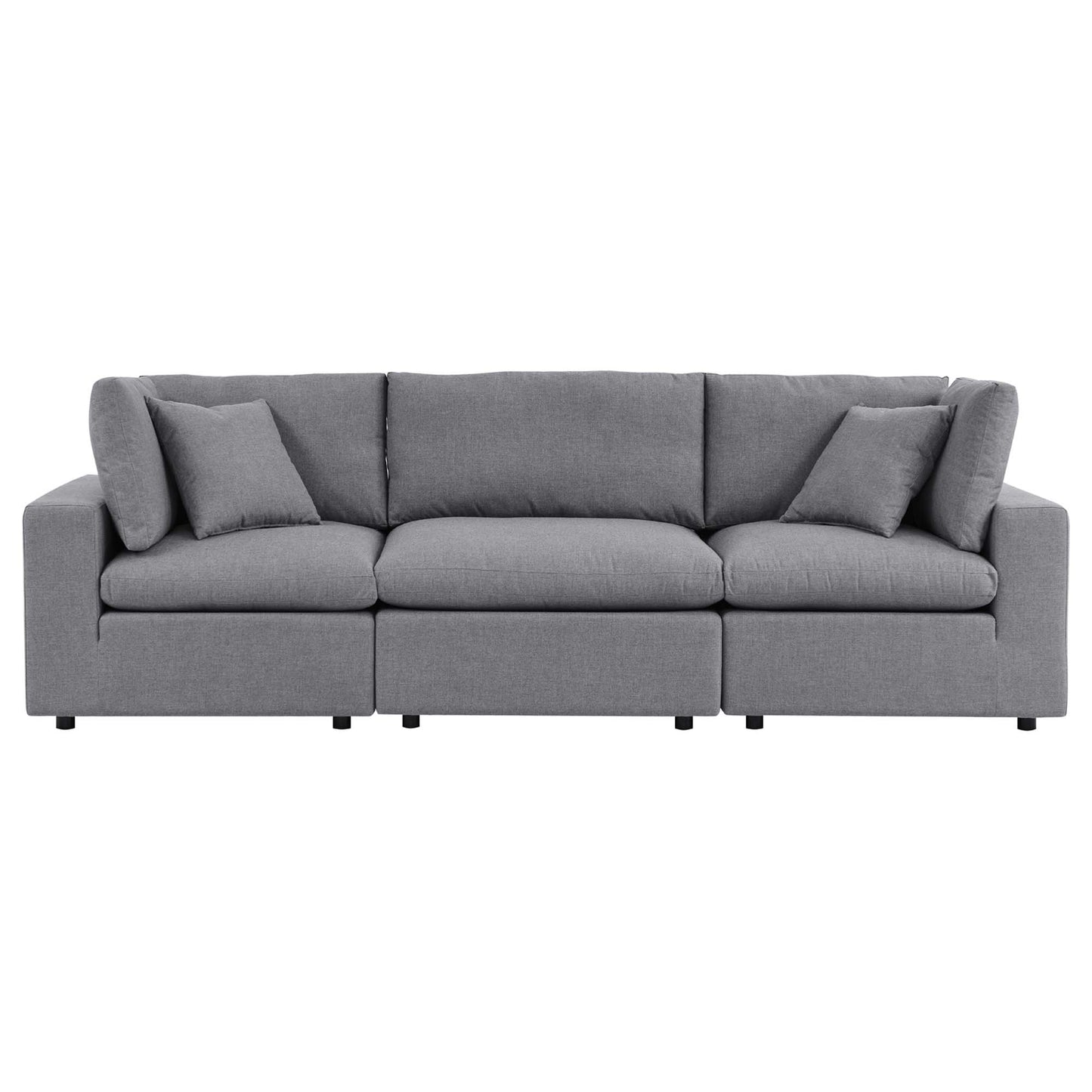 Modway Outlet Commix Sunbrella? Outdoor Patio Sofa by Modway  Outdoor Furniture Furniture Gray - EEI-5579-SLA