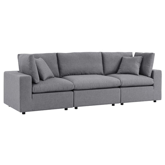 Modway Outlet Commix Sunbrella? Outdoor Patio Sofa by Modway  Outdoor Furniture Furniture Gray - EEI-5579-SLA