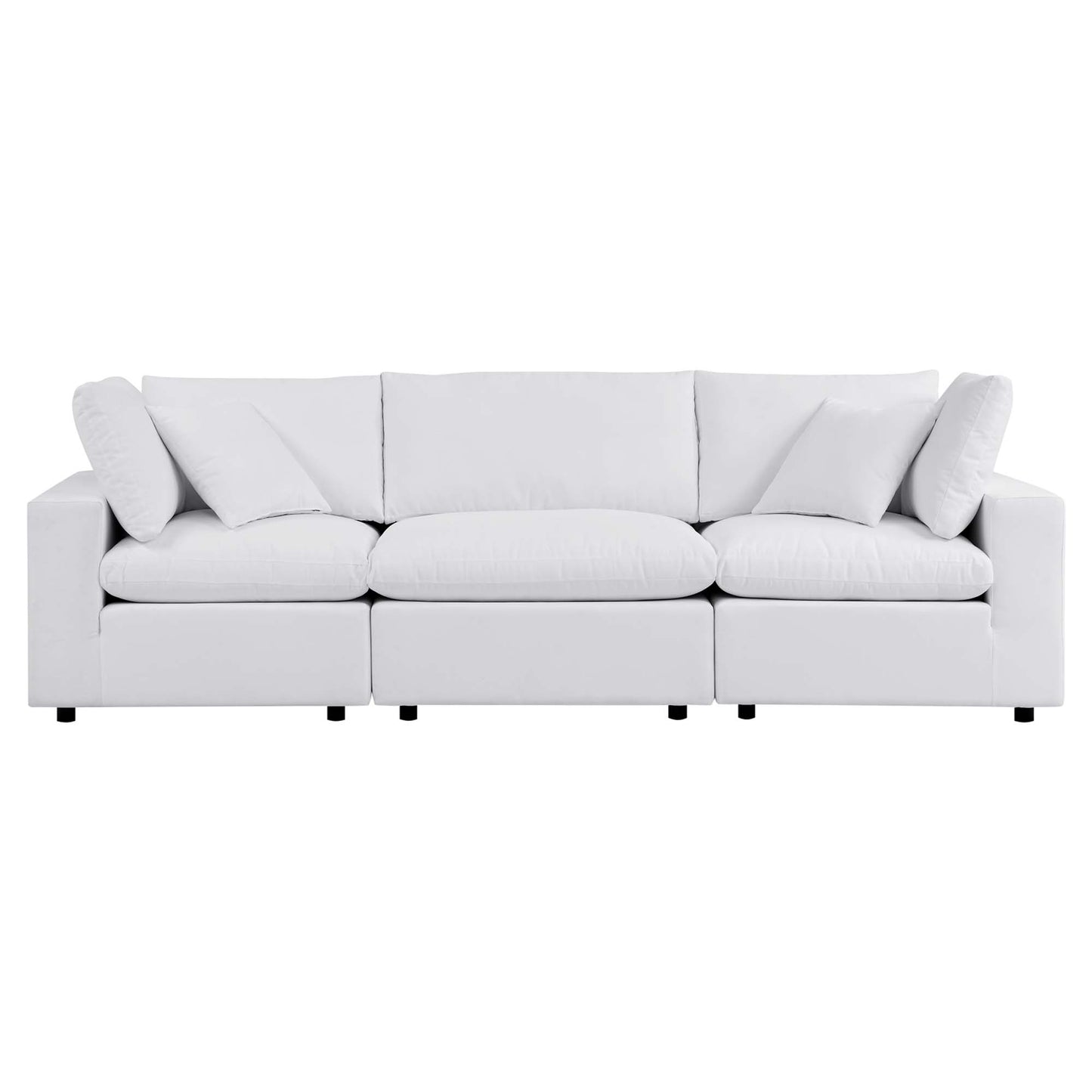 Modway - Commix Sunbrella? Outdoor Patio Sofa by Modway  Outdoor Furniture Sofa Sectionals White - EEI-5579-WHI