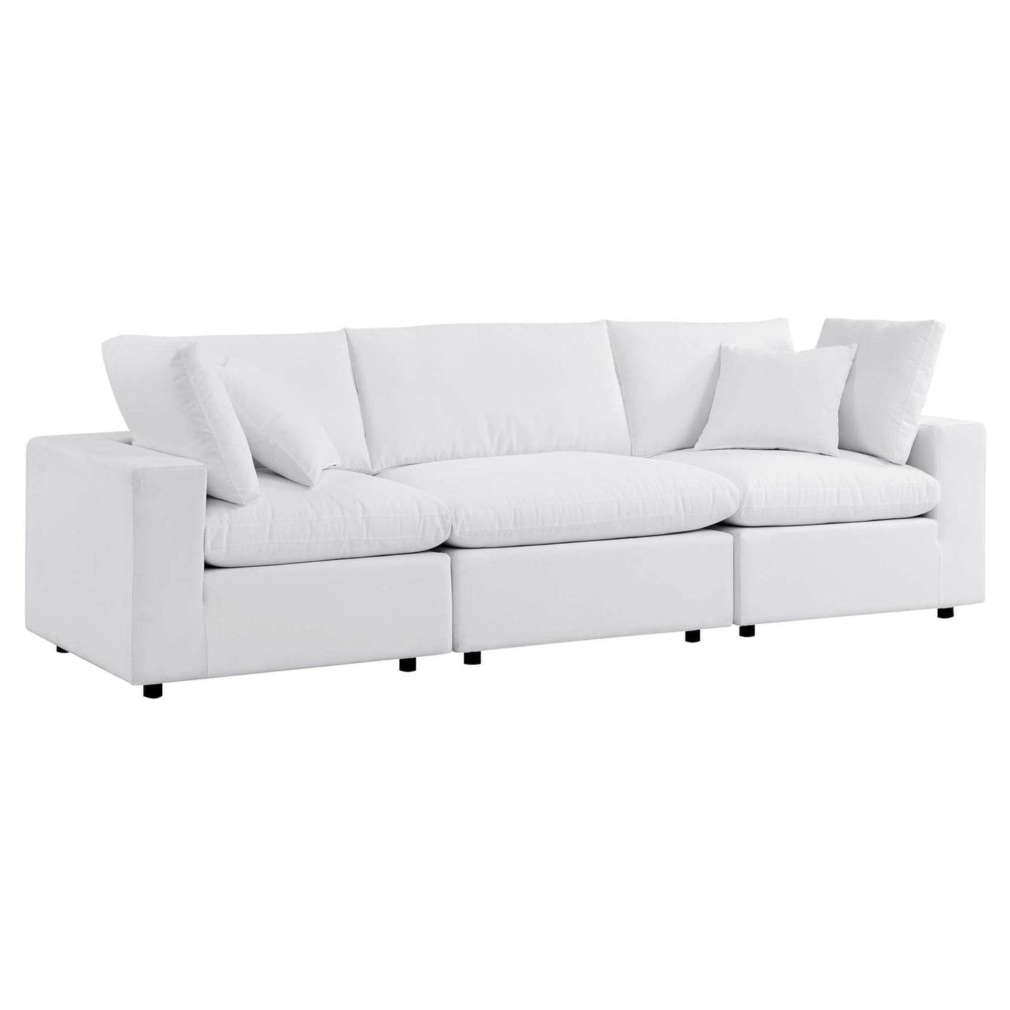 Modway - Commix Sunbrella? Outdoor Patio Sofa by Modway  Outdoor Furniture Sofa Sectionals White - EEI-5579-WHI