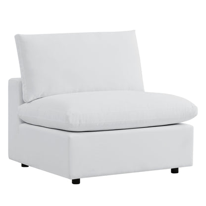 Modway - Commix 5-Piece Sunbrella? Outdoor Patio Sectional Sofa by Modway  Outdoor Furniture Sofa Sectionals White - EEI-5588-WHI