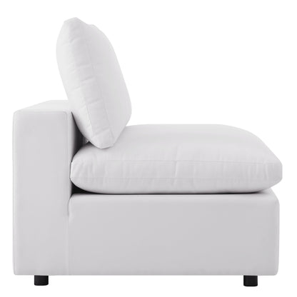 Modway - Commix 5-Piece Outdoor Patio Sectional Sofa by Modway  Outdoor Furniture Sofa Sectionals White - EEI-5589-WHI