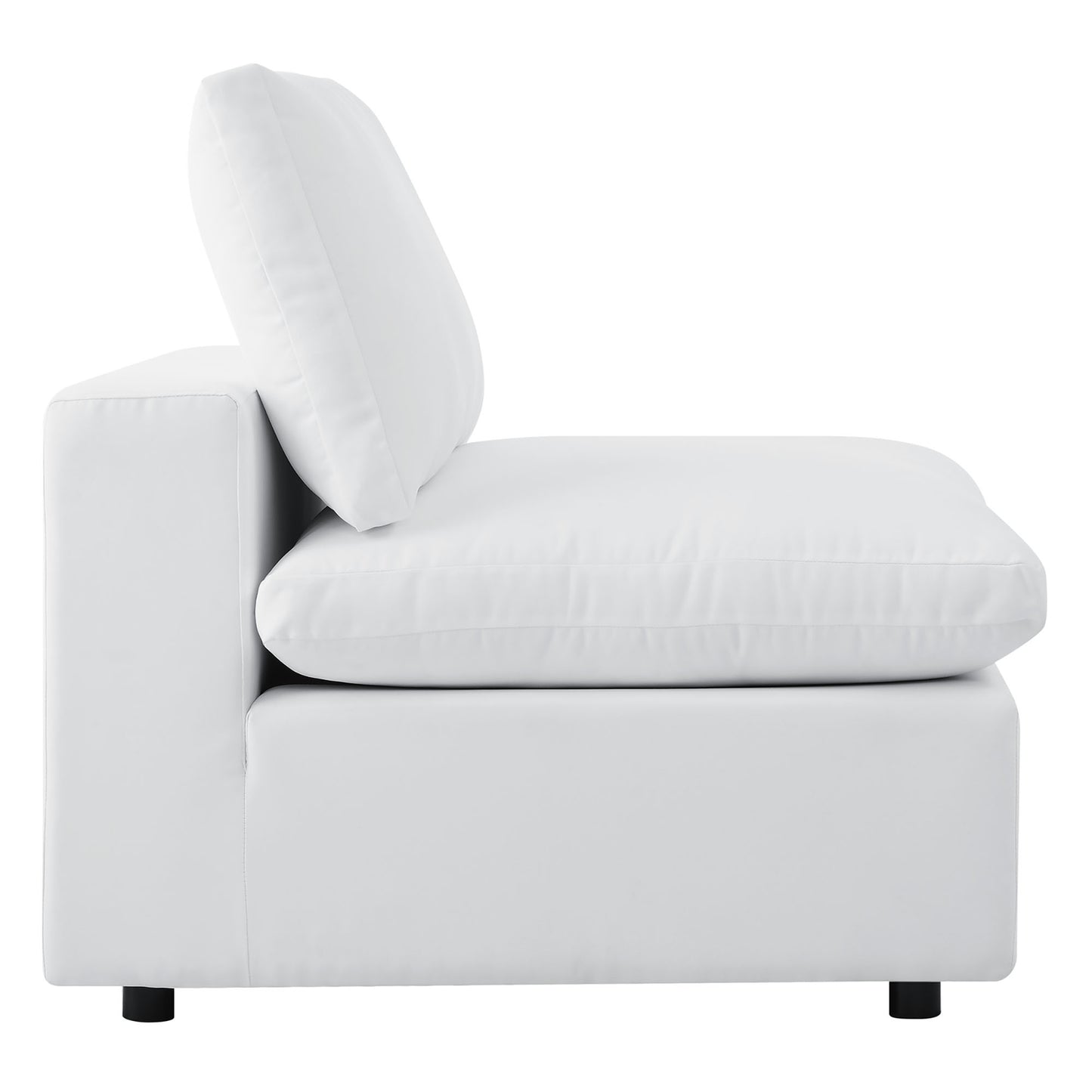 Modway - Commix 5-Piece Sunbrella? Outdoor Patio Sectional Sofa by Modway  Outdoor Furniture Sofa Sectionals White - EEI-5590-WHI