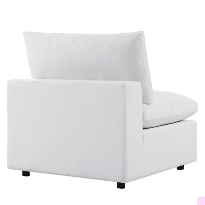 Modway - Commix 5-Piece Sunbrella? Outdoor Patio Sectional Sofa by Modway  Outdoor Furniture Sofa Sectionals White - EEI-5590-WHI