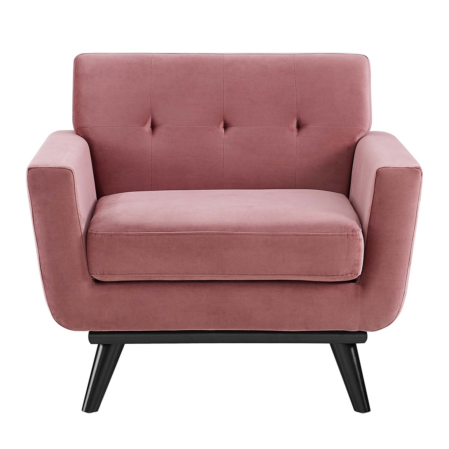 Modway Outlet Engage Performance Velvet Armchair by Modway  Living Room Furniture Dusty Rose - EEI-5598-DUS