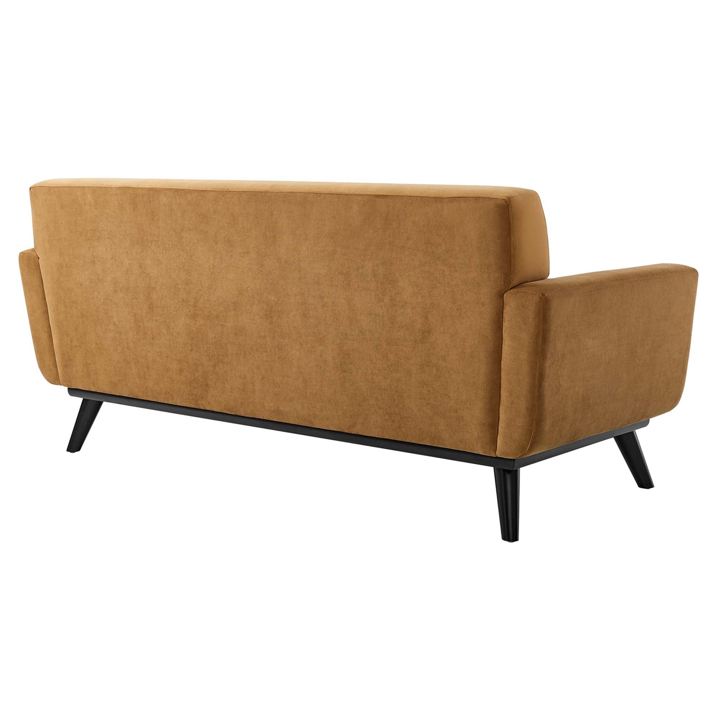 Modway Outlet Engage Performance Velvet Loveseat by Modway  Living Room Furniture Cognac - EEI-5599-COG