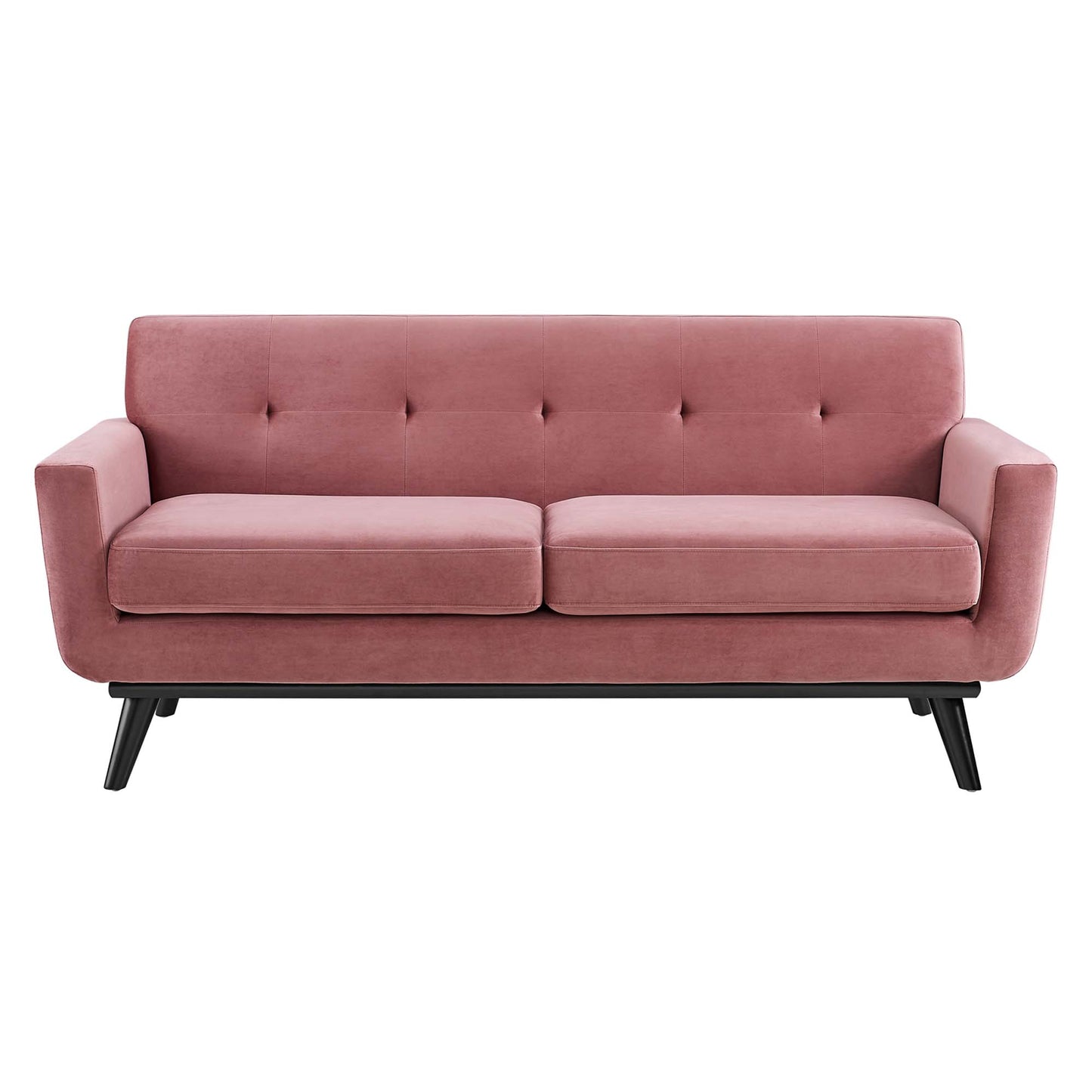 Modway Outlet Engage Performance Velvet Loveseat by Modway  Living Room Furniture Dusty Rose - EEI-5599-DUS