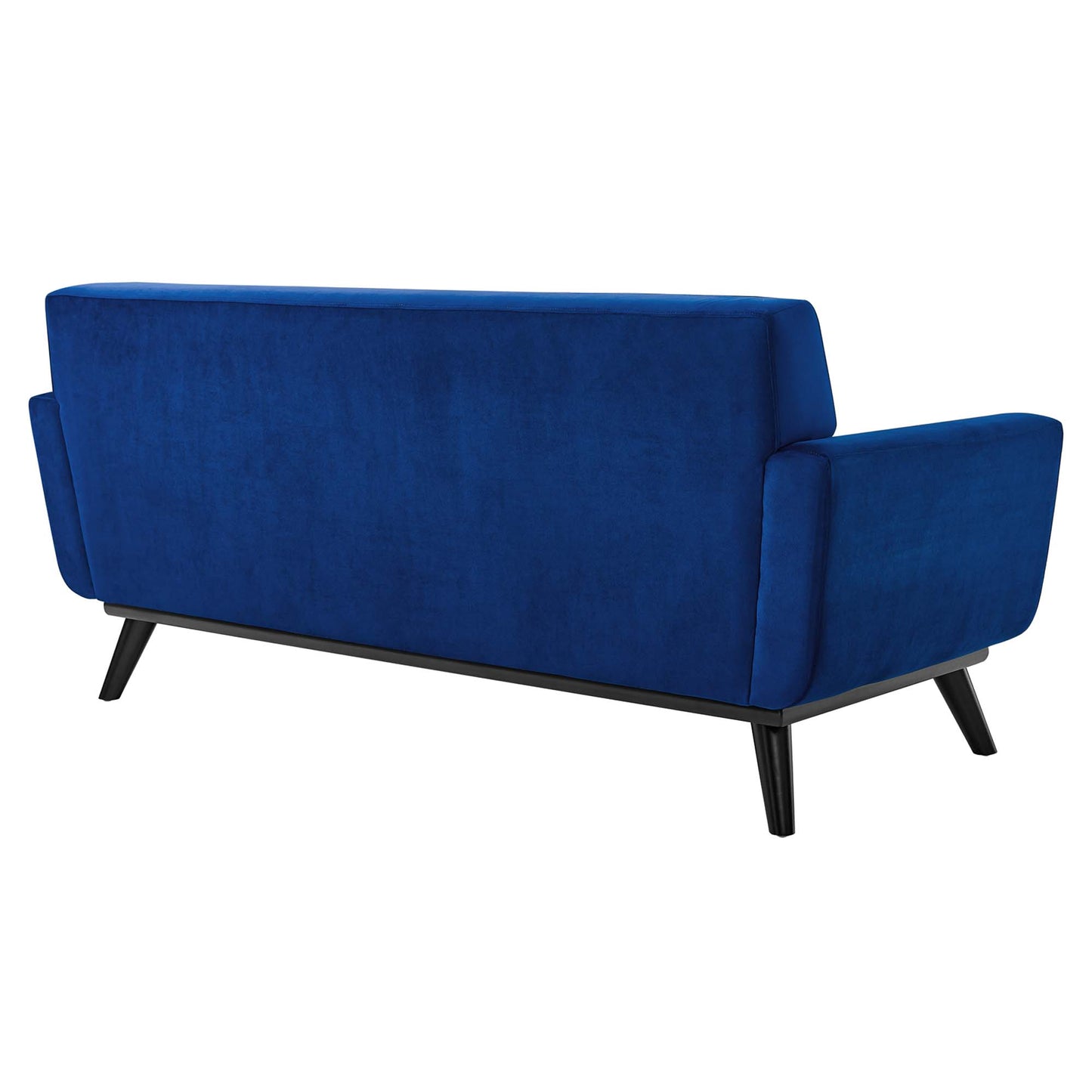 Modway Outlet Engage Performance Velvet Loveseat by Modway  Living Room Furniture Navy - EEI-5599-NAV