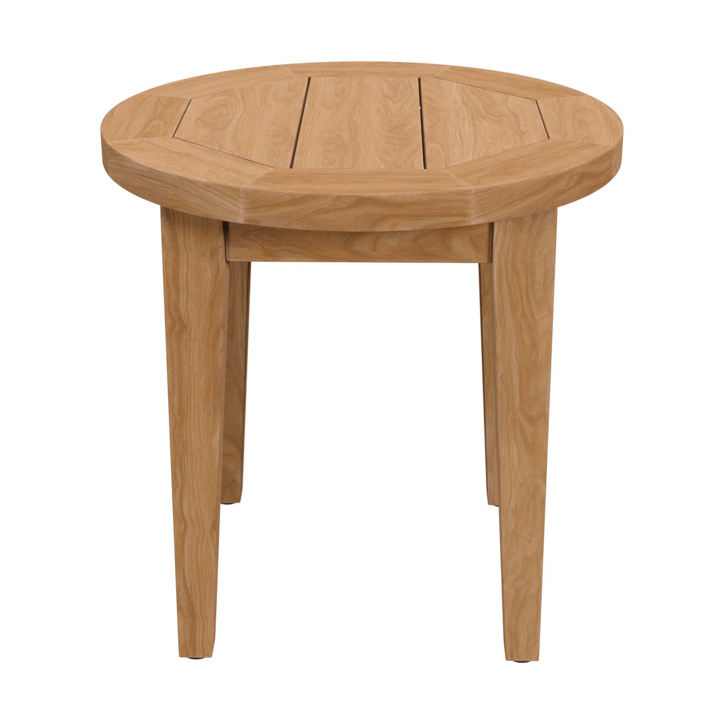 Modway - Brisbane Teak Wood Outdoor Patio Side Table by Modway  Outdoor Furniture Bar and Dining Brown - EEI-5604-NAT