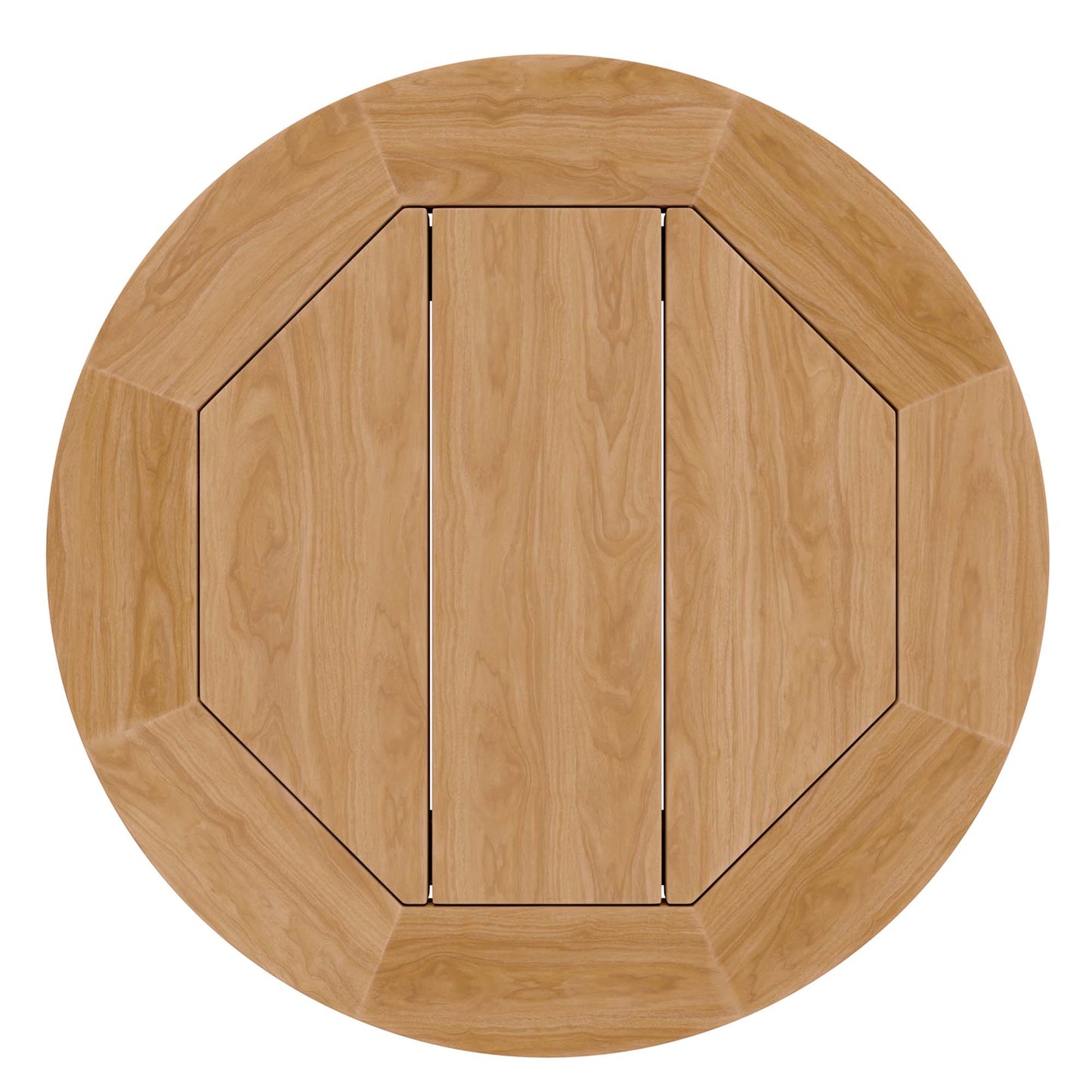 Modway - Brisbane Teak Wood Outdoor Patio Side Table by Modway  Outdoor Furniture Bar and Dining Brown - EEI-5604-NAT