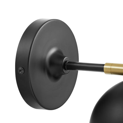 Modway Outlet Chalice 4" Swing-Arm Metal Wall Sconce by Modway  Lighting Lighting Black - EEI-5613-BLK