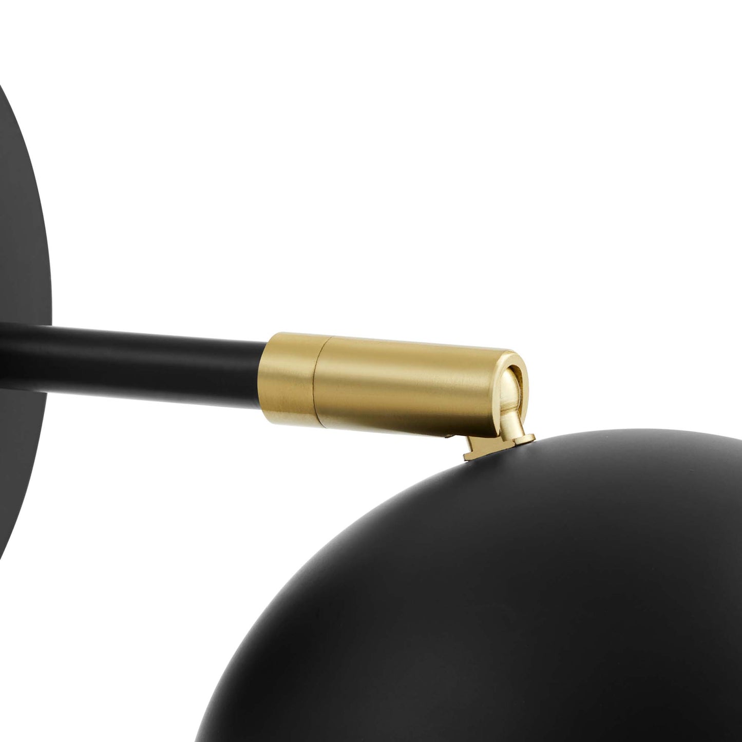 Modway Outlet Chalice 4" Swing-Arm Metal Wall Sconce by Modway  Lighting Lighting Black - EEI-5613-BLK