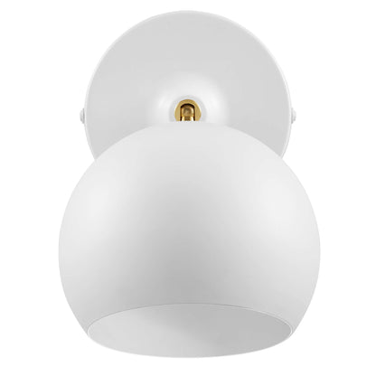 Modway Outlet Chalice 4" Swing-Arm Metal Wall Sconce by Modway  Lighting Lighting White - EEI-5613-WHI