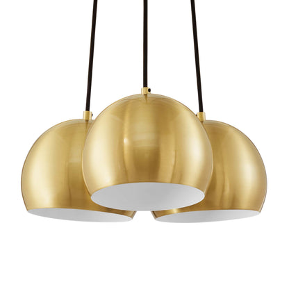 Modway Outlet Chalice 3-Light Metal Pendant by Modway  Lighting Lighting Satin Brass - EEI-5614-SBR