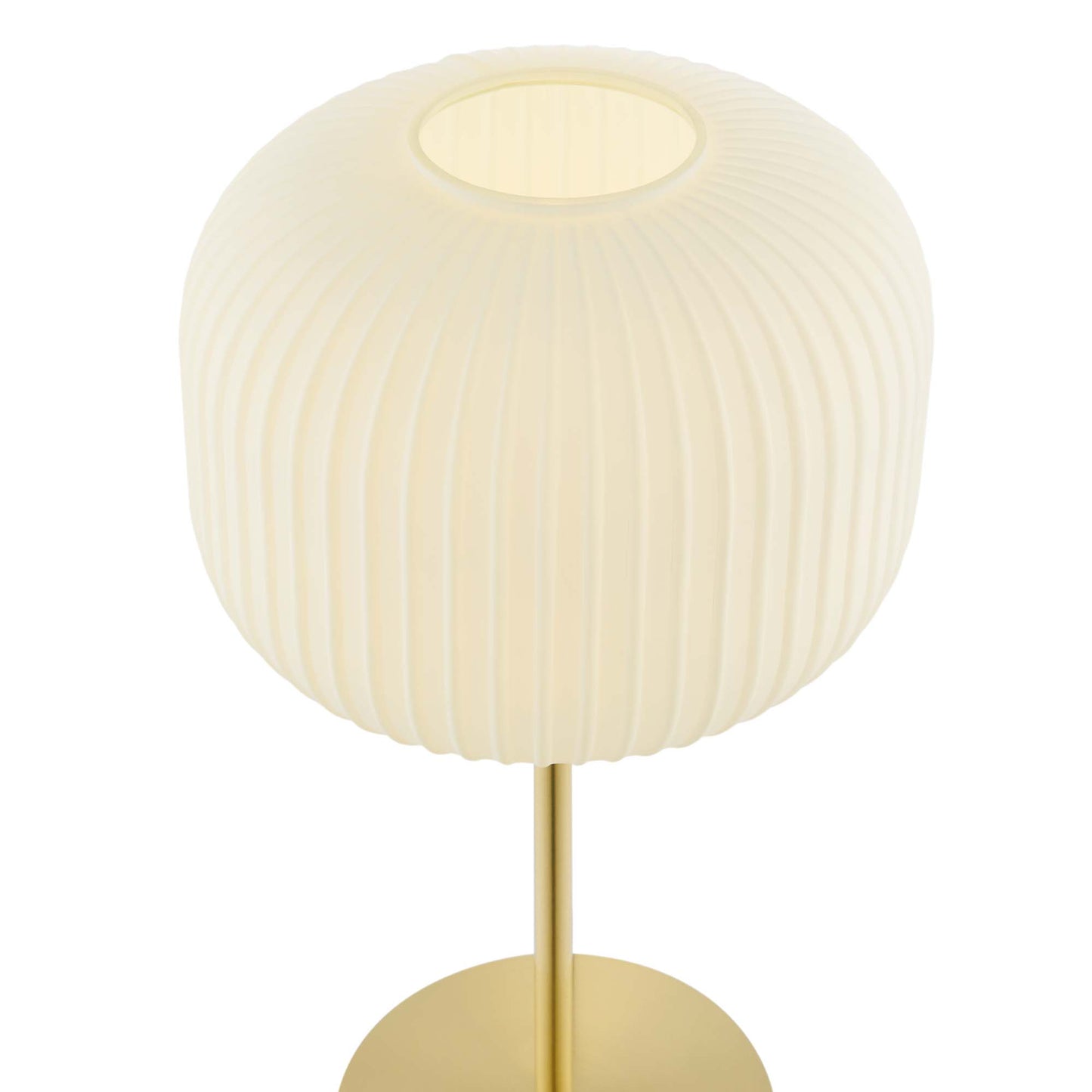Modway - Reprise Glass Sphere Glass and Metal Table Lamp by Modway  Lighting Table Lamps Brown - EEI-5622-WHI-SBR