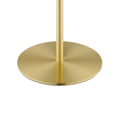 Modway - Reprise Glass Sphere Glass and Metal Table Lamp by Modway  Lighting Table Lamps Brown - EEI-5622-WHI-SBR