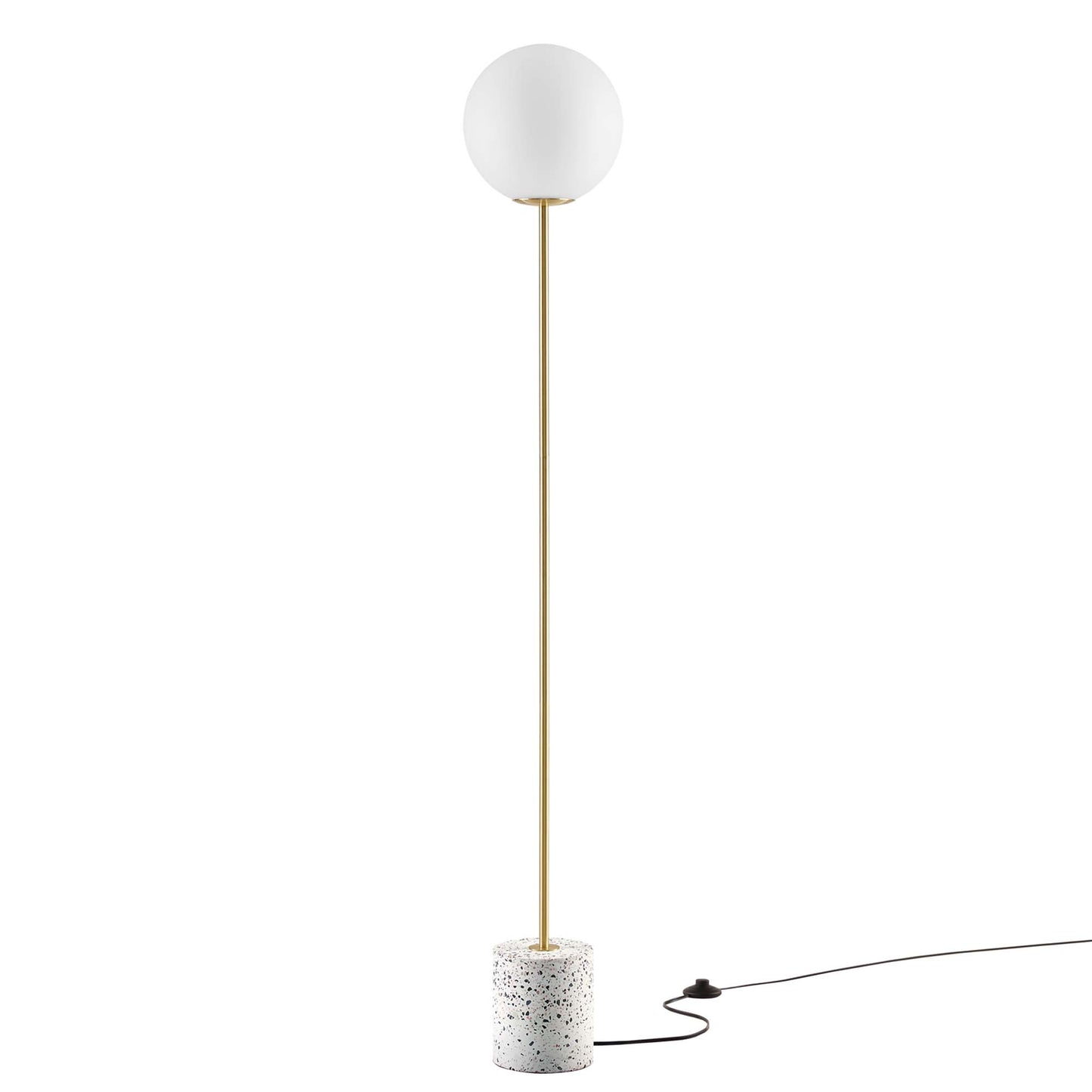 Modway Outlet Logic Terrazzo Floor Lamp by Modway  Lighting Lighting White - EEI-5626-WHI