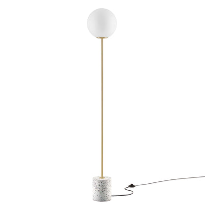 Modway Outlet Logic Terrazzo Floor Lamp by Modway  Lighting Lighting White - EEI-5626-WHI