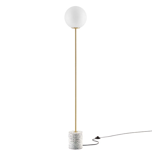 Modway Outlet Logic Terrazzo Floor Lamp by Modway  Lighting Lighting White - EEI-5626-WHI