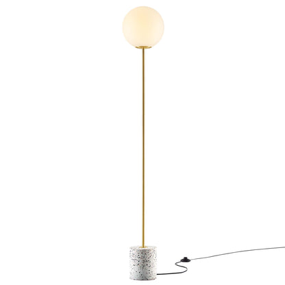 Modway Outlet Logic Terrazzo Floor Lamp by Modway  Lighting Lighting White - EEI-5626-WHI
