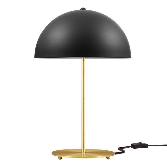 Modway - Ideal Metal Table Lamp by Modway  Lighting Table Lamps Brown - EEI-5629-BLK-SBR