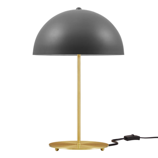 Modway - Ideal Metal Table Lamp by Modway  Lighting Table Lamps Brown - EEI-5629-GRY-SBR