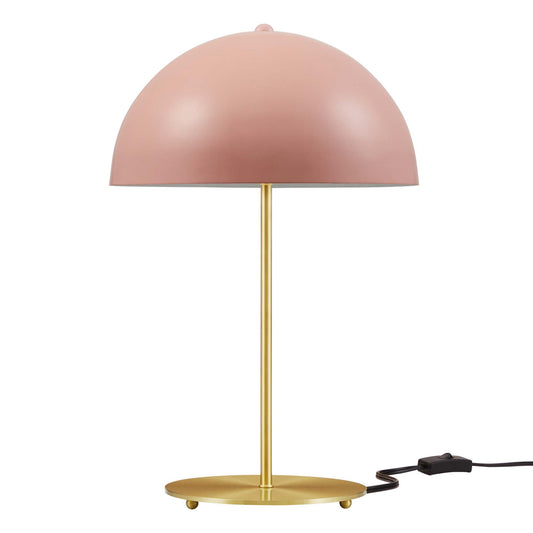 Modway - Ideal Metal Table Lamp by Modway  Lighting Table Lamps Brown - EEI-5629-PNK-SBR