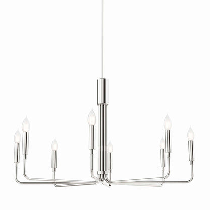 Modway Outlet Rekindle 8-Light Chandelier by Modway  Lighting Lighting Polished Nickel - EEI-5636-PON