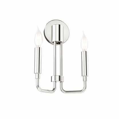 Modway Outlet Rekindle 2-Light Wall Sconce by Modway  Lighting Lighting Polished Nickel - EEI-5638-PON